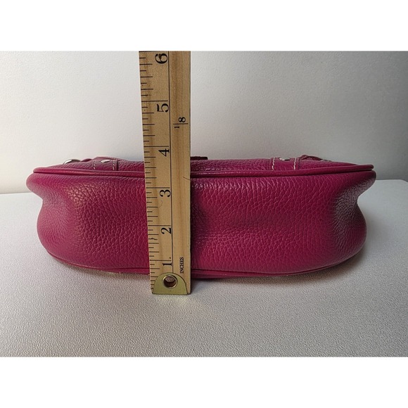 Authentic Burberry Eden Bag Pink fuchsia Shoulder Handbag Medium Leather - Picture 9 of 16